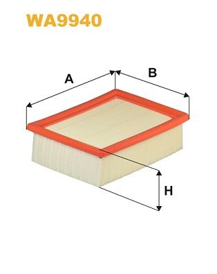 WA9940 WIX FILTERS Воздушный фильтр