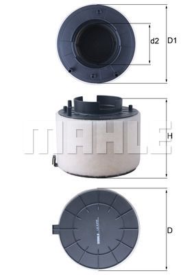 LX4249 KNECHT Воздушный фильтр