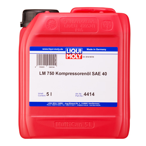  Масло компрессорное Liqui Moly LM 750 Kompressorenoil 40 20л