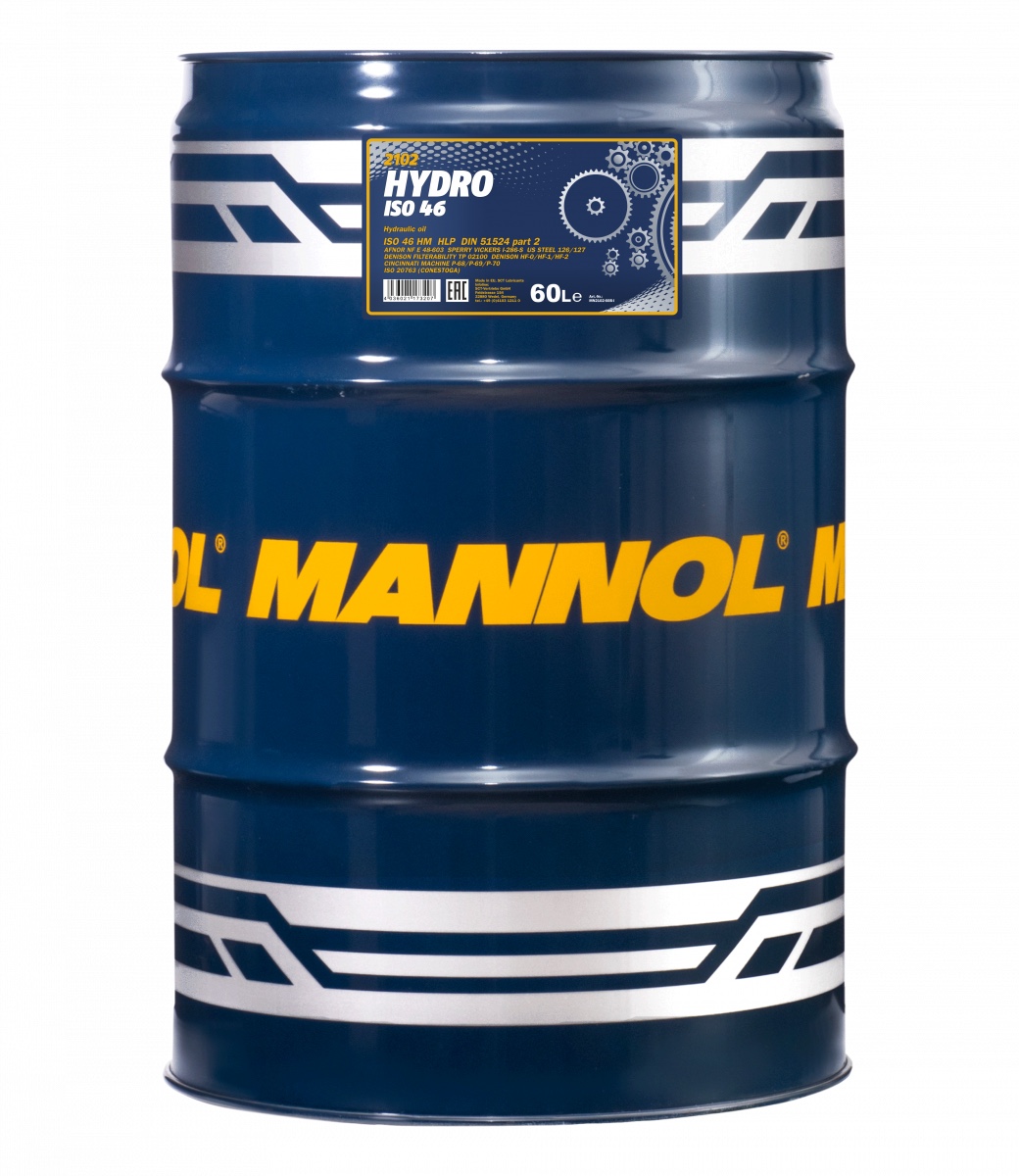  Масло гидравлическое Mannol Hydro ISO 46 HL 60 л