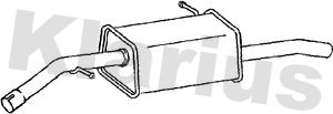  221153 KLARIUS Глушитель выхлопных газов конечный
