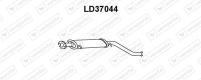  LD37044 VENEPORTE Предглушитель выхлопных газов