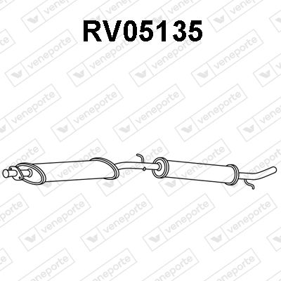  RV05135 VENEPORTE Глушитель выхлопных газов конечный