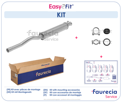  FS03211 Faurecia Предглушитель выхлопных газов