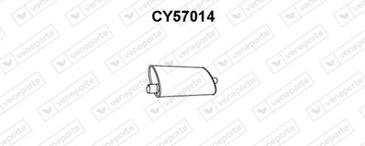  CY57014 VENEPORTE Предглушитель выхлопных газов