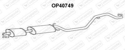  OP40749 VENEPORTE Предглушитель выхлопных газов