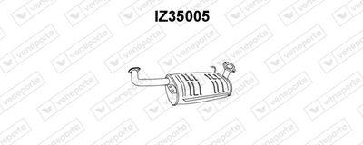  IZ35005 VENEPORTE Глушитель выхлопных газов конечный