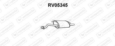  RV05345 VENEPORTE Глушитель выхлопных газов конечный