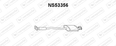  NS53356 VENEPORTE Предглушитель выхлопных газов