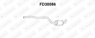  FD30086 VENEPORTE Предглушитель выхлопных газов