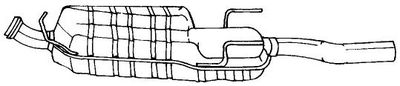  51615 SIGAM Глушитель выхлопных газов конечный