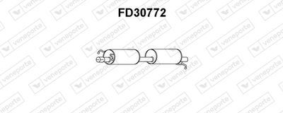  FD30772 VENEPORTE Глушитель выхлопных газов конечный