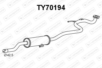  TY70194 VENEPORTE Предглушитель выхлопных газов