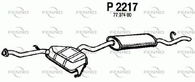  P2217 FENNO Глушитель выхлопных газов конечный