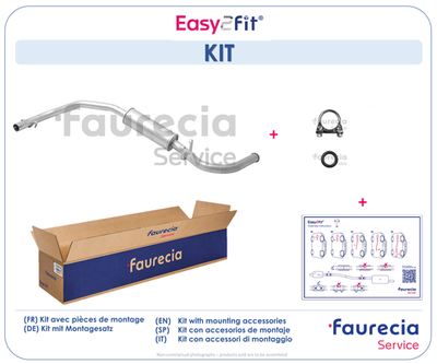  FS45023 Faurecia Глушитель выхлопных газов конечный