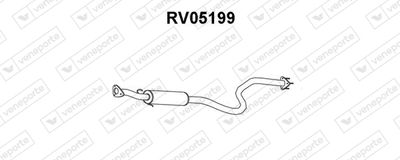  RV05199 VENEPORTE Предглушитель выхлопных газов