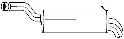  66601 SIGAM Глушитель выхлопных газов конечный