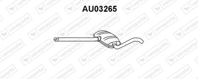  AU03265 VENEPORTE Предглушитель выхлопных газов