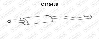  CT15438 VENEPORTE Средний глушитель выхлопных газов