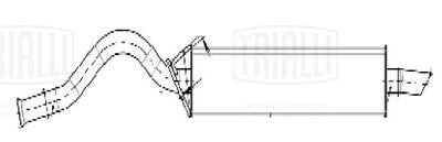  EMM3920 TRIALLI Глушитель выхлопных газов конечный