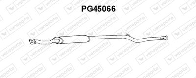  PG45066 VENEPORTE Средний глушитель выхлопных газов