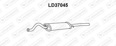  LD37045 VENEPORTE Глушитель выхлопных газов конечный