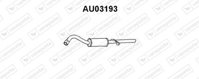  AU03193 VENEPORTE Глушитель выхлопных газов конечный