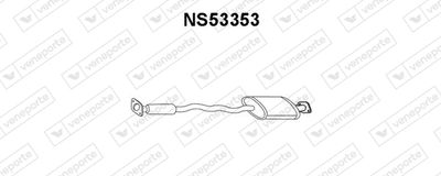  NS53353 VENEPORTE Предглушитель выхлопных газов