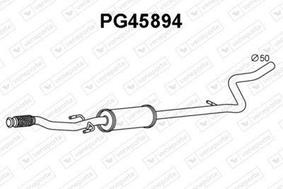  PG45894 VENEPORTE Предглушитель выхлопных газов