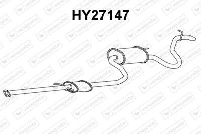  HY27147 VENEPORTE Глушитель выхлопных газов конечный