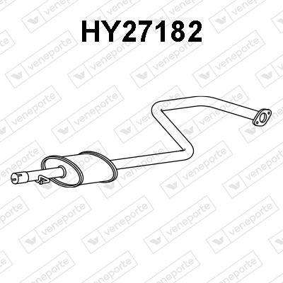  HY27182 VENEPORTE Предглушитель выхлопных газов