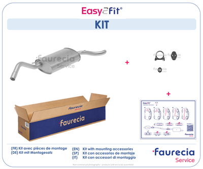  FS30384 Faurecia Глушитель выхлопных газов конечный