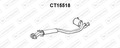  CT15518 VENEPORTE Предглушитель выхлопных газов