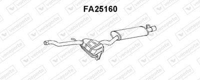  FA25160 VENEPORTE Глушитель выхлопных газов конечный