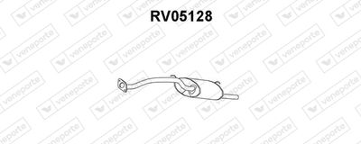  RV05128 VENEPORTE Глушитель выхлопных газов конечный