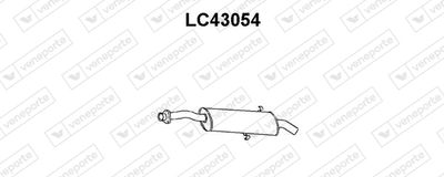  LC43054 VENEPORTE Глушитель выхлопных газов конечный