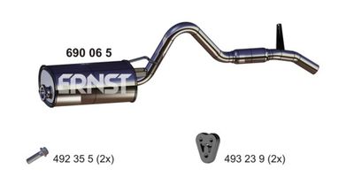  690065 ERNST Глушитель выхлопных газов конечный