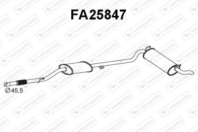  FA25847 VENEPORTE Глушитель выхлопных газов конечный