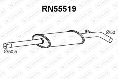  RN55519 VENEPORTE Предглушитель выхлопных газов