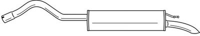  60634 SIGAM Глушитель выхлопных газов конечный