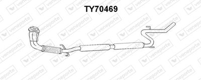  TY70469 VENEPORTE Предглушитель выхлопных газов