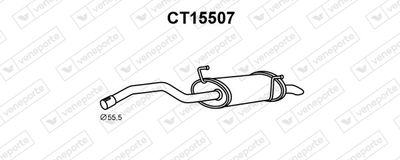  CT15507 VENEPORTE Глушитель выхлопных газов конечный