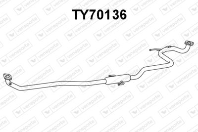  TY70136 VENEPORTE Предглушитель выхлопных газов