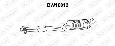  BW10013 VENEPORTE Глушитель выхлопных газов конечный