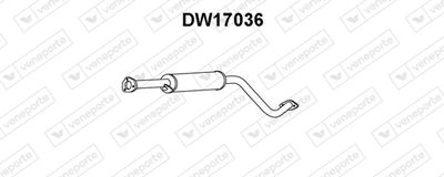  DW17036 VENEPORTE Предглушитель выхлопных газов