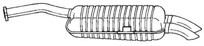  16604 SIGAM Глушитель выхлопных газов конечный