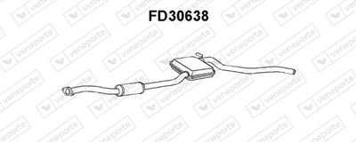  FD30638 VENEPORTE Предглушитель выхлопных газов