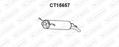  CT15657 VENEPORTE Глушитель выхлопных газов конечный