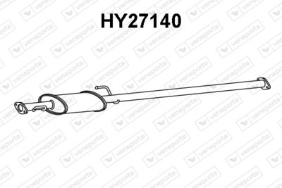  HY27140 VENEPORTE Предглушитель выхлопных газов