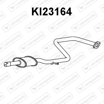  KI23164 VENEPORTE Предглушитель выхлопных газов